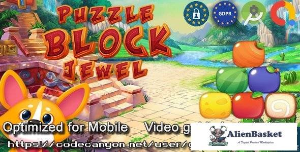 62545  Puzzle Block Jewel V6 (Admob + GDPR + Android Studio)