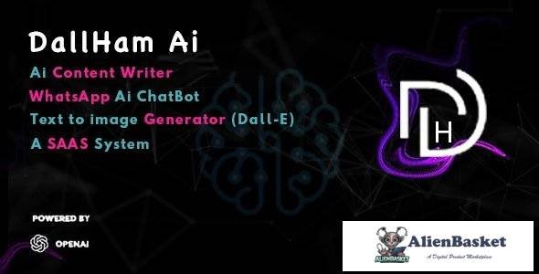 62639  DallHam Ai v1.0 - Ai WhatsApp Chatbot, AI Content Creator, Image Generator SAAS System