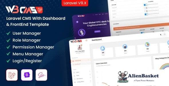 62677  W3CMS-Laravel v1.2 - Content Management System