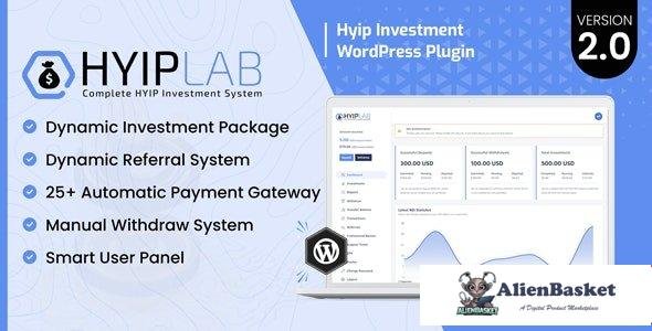 66816  HYIPLab v3.0 - HYIP Investment WordPress Plugin