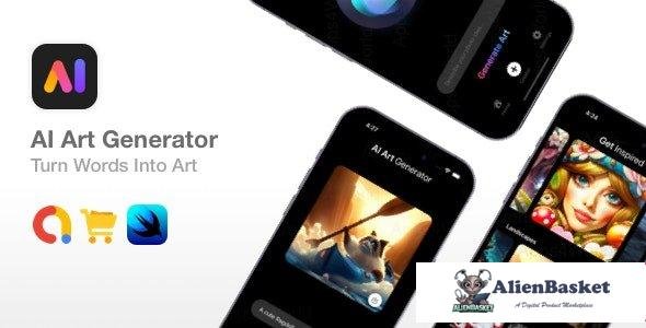 62769  AI Art Generator v1.0 - SwiftUI Art Generator Source Code