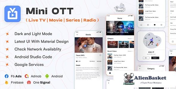 62778  Mini OTT v1.0 - Live TV, Streaming, Movie, Radio