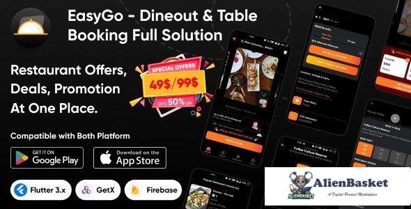 62858  EasyGo v1.0 - Dineout & Table Booking | Restaurant Offers, Deals, Promotion | Dineout Clone F