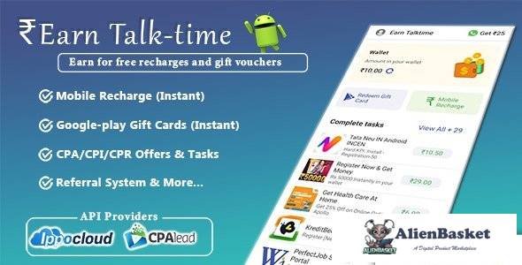 62879  Earn Talk time v1.0 - Mobile Top-up, Redeem Codes, Recharge Plans, Have Your Own Recharge App
