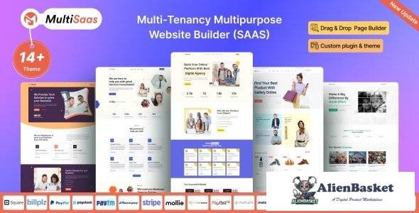 63000  MultiSaas v1.2.0 - Multi-Tenancy Multipurpose Website Builder (Saas)