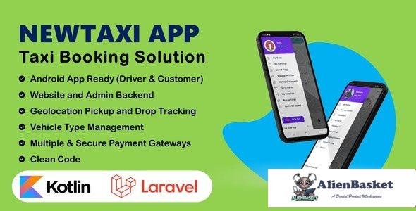 63003  NewTaxi App v1.4 - Online Taxi Booking App With Admin Panel
