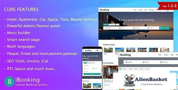 63004  iBooking v1.0.8.1 - Laravel Booking System