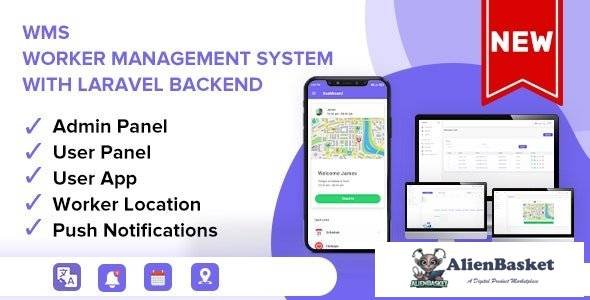 63015  WMS v1.0 - Worker Management System With Laravel & ionic 6 - A Complete App