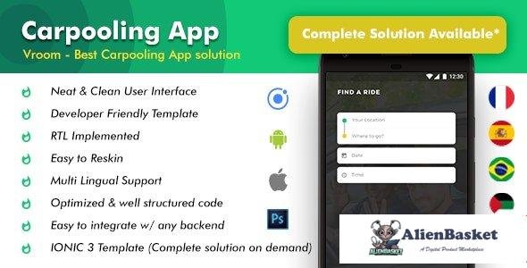 63047  Vroom v1.3 - Carpooling App Bike Pooling App