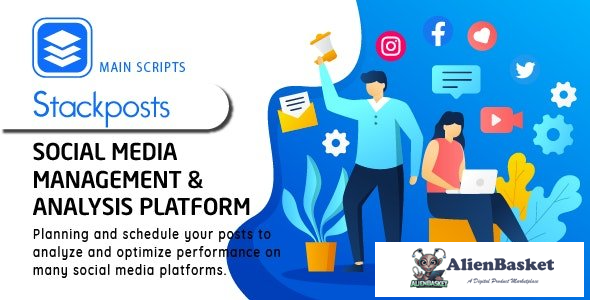 63061  Stackposts v8.0.1 - Social Marketing Tool - 
