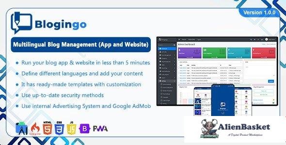 63193  Blogingo v1.0.0 - Multilingual Blog Management (App and Website)