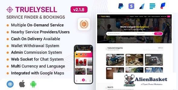 63232  TruelySell - On Demand Handyman Services, Nearby Service Booking Software (Web + Android + iO