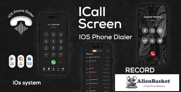 63267  iCall OS16 v1.0.0 - Color Phone Flash - iPhone Style Call - iCallScreen Dialer - iCall Dialer