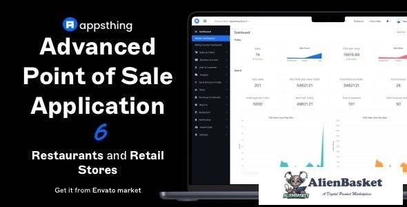 63315  Appsthing POS v6.0 - Multi Store Restaurant & Retail Point of Sale, Billing & Stock Manager A