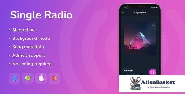 63325  Single Radio v1.8 - Flutter Full App