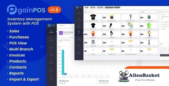 63332  Gain POS v1.8 - Inventory and Sales Management System - 