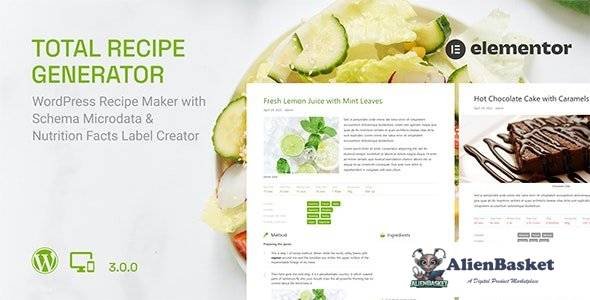 63364  Total Recipe Generator v3.0.0 - Elementor addon