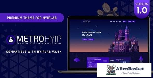 63337  METROHYIP v1.0 - Premium Theme For HYIPLab