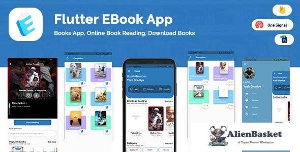 63430  Flutter App - Ebook With Admin Panel v1.3