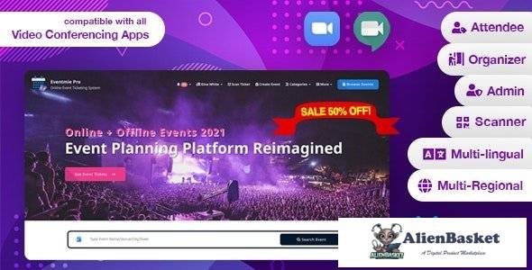 63444  Eventmie Pro v1.8 - Online-Offline Event & Classes Ticket Selling & Management Multi-vendor P