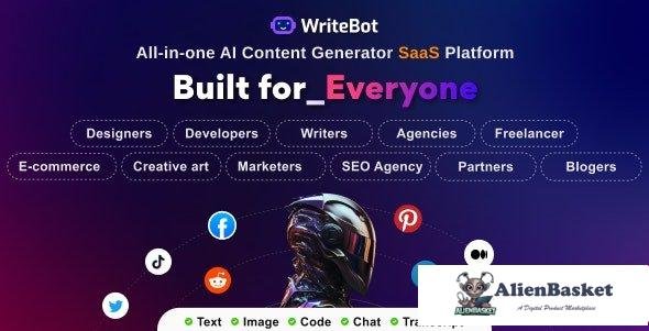 65056  WriteBot v3.5.x - AI Content Generator SaaS Platform