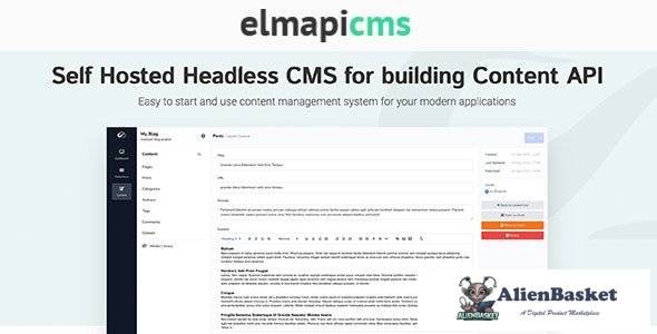 63571  ElmapiCMS v2.0 - Headless CMS for building Content API