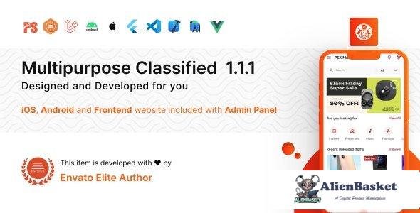 63733  PSX v1.1.1 - Multipurpose Classified Flutter App with Frontend and Admin Panel