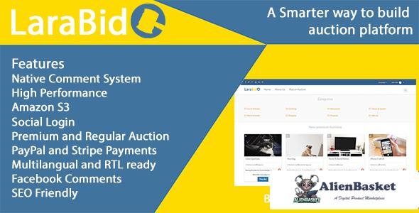 63742  LaraBid v4.0.1 - A Laravel PHP Auction Platform