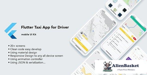 63750  Flutter Taxi App Driver Ui Kit v1.3