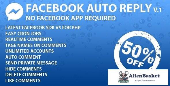 63895  Facebook Auto Reply (SAAS Ready) v2.0.1