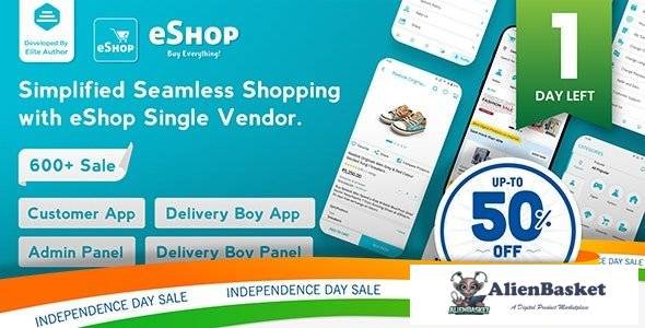 63912  eShop v4.0.5 - eCommerce Single Vendor App | Shopping eCommerce App with Flutter - 