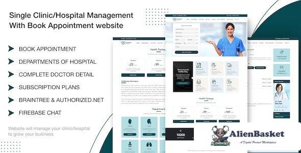 64067  Single Clinic/Hospital Management With Book Appointment website v1.0