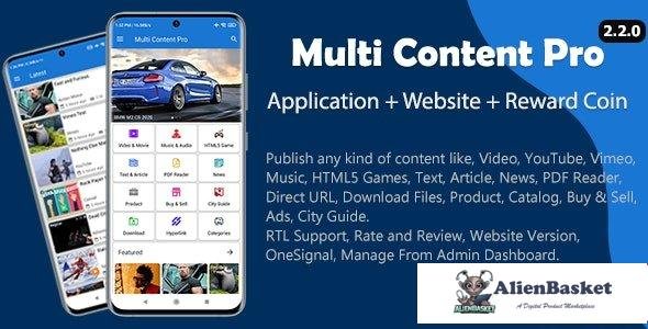 64070  Multi Content Pro (Application and Website) v2.2.0