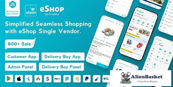 65678  eShop v4.1.0 - eCommerce Single Vendor App - Shopping eCommerce App with Flutter - 