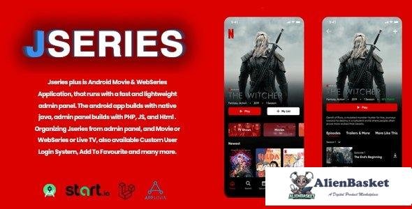 64080  jserie + v1.0 - Movies - TV Series, Anime With Laravel Admin Panel