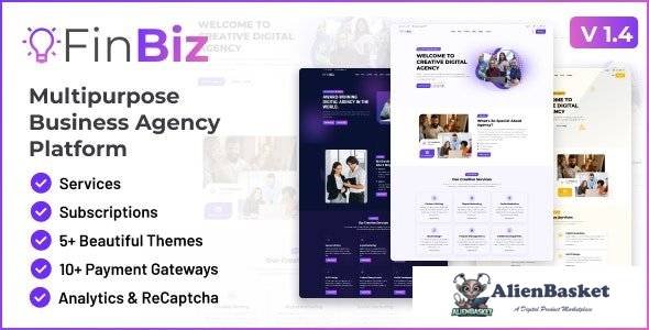 64082  FinBiz v1.4 - Multipurpose Business Agency Platform