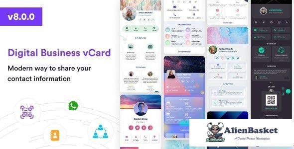 64153  VCard SaaS 8.0.0 - Digital Business Card Builder SaaS