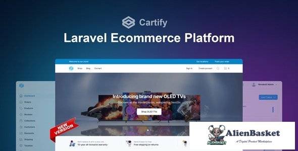 64219  Cartify v2.1.0 - Laravel Ecommerce Platform with Tailwind CSS - 