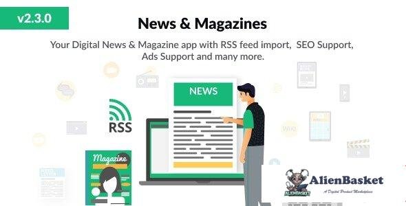 64282  News v2.3.0  - News & Magazines Script & Laravel News & Magazines / Blog / Articles OpenAI Wr