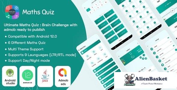 64366  Ultimate Maths Quiz v1.7 - Brain Challenge with admob ready to publish