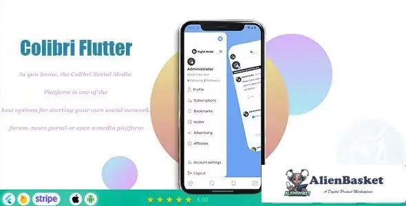 64471  ColibriSM Flutter v1.0.5 – For ColibriSM Social PHP Script