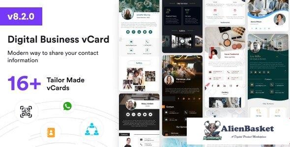 64629  VCard SaaS v8.2.0 - Digital Business Card Builder SaaS - Laravel VCard Saas