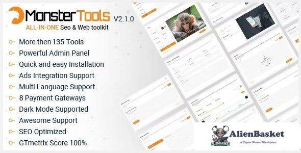 64836  MonsterTools v2.1.0 - The All-in-One SEO & Web Toolkit, like a Swiss Army Knife - 