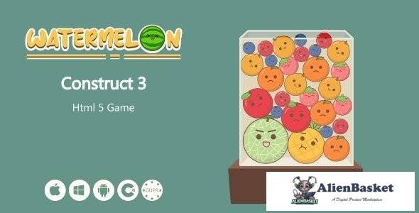 64842  Watermelon - HTML5 Game (Construct 3)