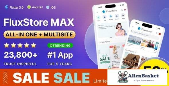 64911  FluxStore MAX v3.16.0 - The All-in-One and Multisite E-Commerce Flutter App for Businesses of
