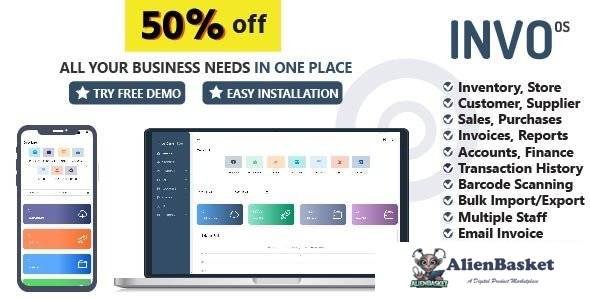 64962  Invoice OS v4.0.0 - Invoice & Email Invoice with Accounting