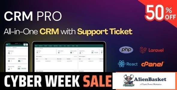 64965  CRM PRO v1.0 - All in One CRM in Laravel for cPanel