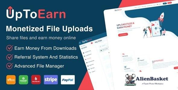 64980  UpToEarn v1.3 - Monetized File Uploads (SAAS Ready) - 