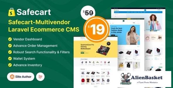 65000  Safecart v1.0.1 – Multi-Vendor Laravel eCommerce platform