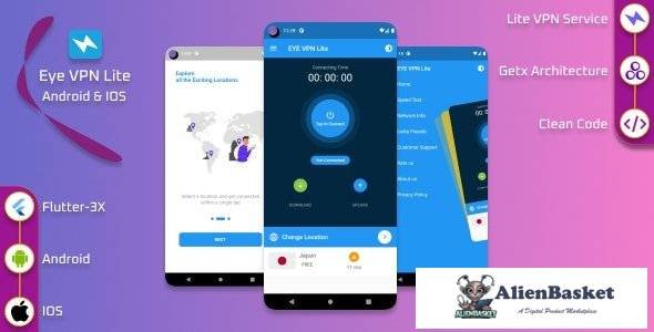 65226  EYE VPN Lite - Flutter VPN Application With Web Admin Panel